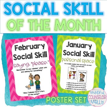 Preview of Social Skill Posters