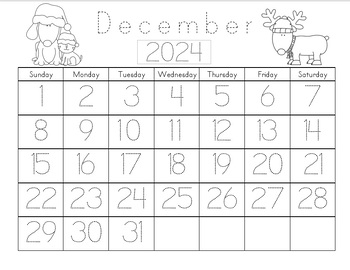 Monthly Student Calendars, Worksheets, Blank and Prefilled 2021-2022