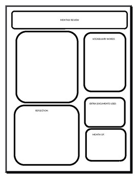 Preview of Monthly Teaching Reflection Worksheet