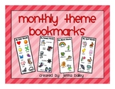 Monthly Theme Vocabulary Bookmarks