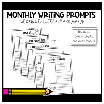 Monthly Theme Writing by Playful Little Learners | TPT