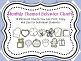 Monthly Themed Behavior Charts