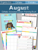 Monthly Themed Teacher Planner (August)
