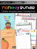 Monthly Themed Teacher Planner Bundle