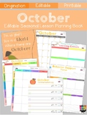 Monthly Themed Teacher Planner (October)