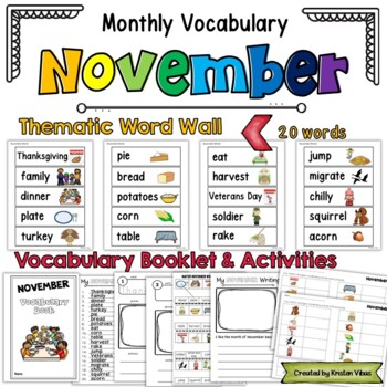 Monthly Editorial Vocabulary - November 2020, PDF