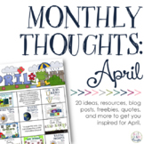 Monthly Thoughts: April
