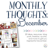 Monthly Thoughts: December