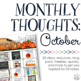 Monthly Thoughts: October