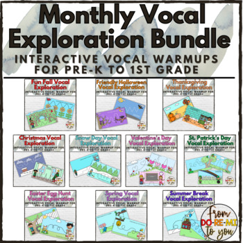 Preview of Monthly Vocal & Pitch Exploration Bundle