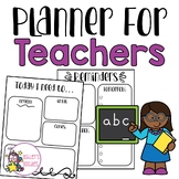 Monthly, Weekly, and Daily Planner for Teachers with Lesso