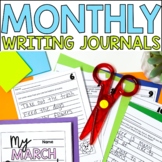 Monthly Writing Journal Bundle | Monthly Writing Prompts |