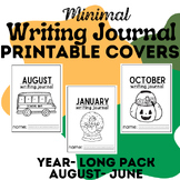 Monthly Writing Journal Covers | Dollar Deal