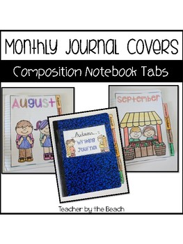 Preview of Monthly Writing Journal Tabs