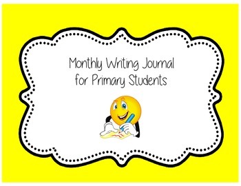 Monthly Writing Journal for Primary Students by Jenn Edwards | TpT