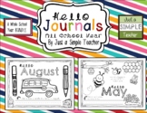 Differentiated Monthly Writing Journals-WHOLE Year Bundle