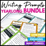 Monthly Writing Prompts | Daily Journal Writing | Yearlong