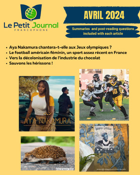 Preview of Monthly news summaries for French students: April 2024