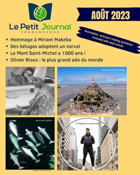 Preview of Monthly news summaries for French students: August 2023