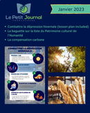 Monthly news summaries for French students: January 2023