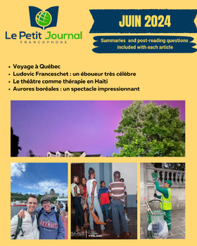Preview of Monthly news summaries for French students: June 2024