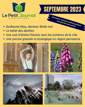 Preview of Monthly news summaries for French students: September 2023