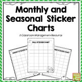Monthly sticker charts - A classroom management resource