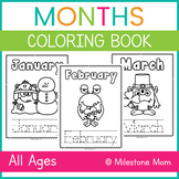 Months Coloring Book