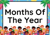 Months Of The Year (Children Style) Printable