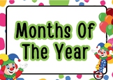 Months Of The Year (Circus Style) Printable