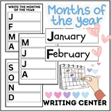 Months Of The Year | Writing Center | ELA English Practice