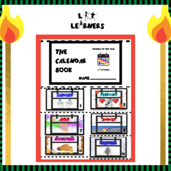 Preview of Months Rap | The Calendar Book by Lit Learners