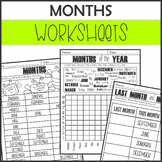 Months Worksheets