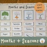 Months and Seasons Sorting Activity with both Fall and Aut