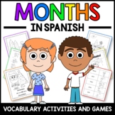 Months Activities and Games in Spanish - Los Meses