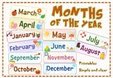 Months of The Year | Printables | Classroom Management