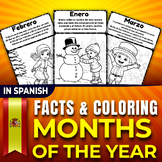 Months of the Year Activities in Spanish, Facts and Colori