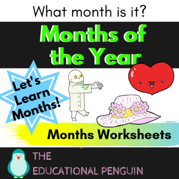 Preview of Months of the Year - Activity and Classroom Decor Pack