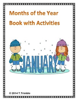 Preview of Months of the Year Book With Activities