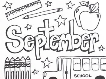 Months of the Year Coloring Sheets by Mrs Mo Made It | TPT