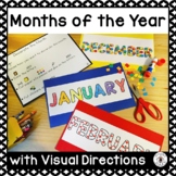 Months of the Year Crafts with Visual Directions