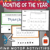 Fine Motor Skills Activities MONTHS OF THE YEAR