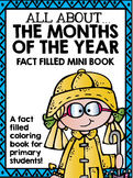 Months of the Year Fact Filled Coloring Book - Primary Wri