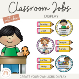 Classroom Jobs | Editable