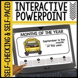 Interactive Math Games Months of the Year Powerpoint