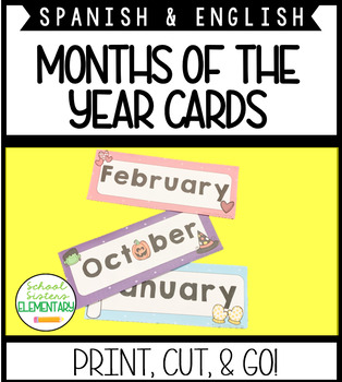 Preview of Months of the Year Labels