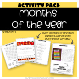 Months of the Year - Printable Activity Pack - Trace, Writ