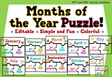 Months of the Year Puzzle | Math Centre | Fun Activity