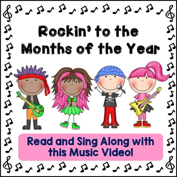 Preview of Months of the Year Song: "Rockin' to the Months of the Year" Video + Printables!