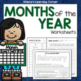 Months of the Year Worksheets